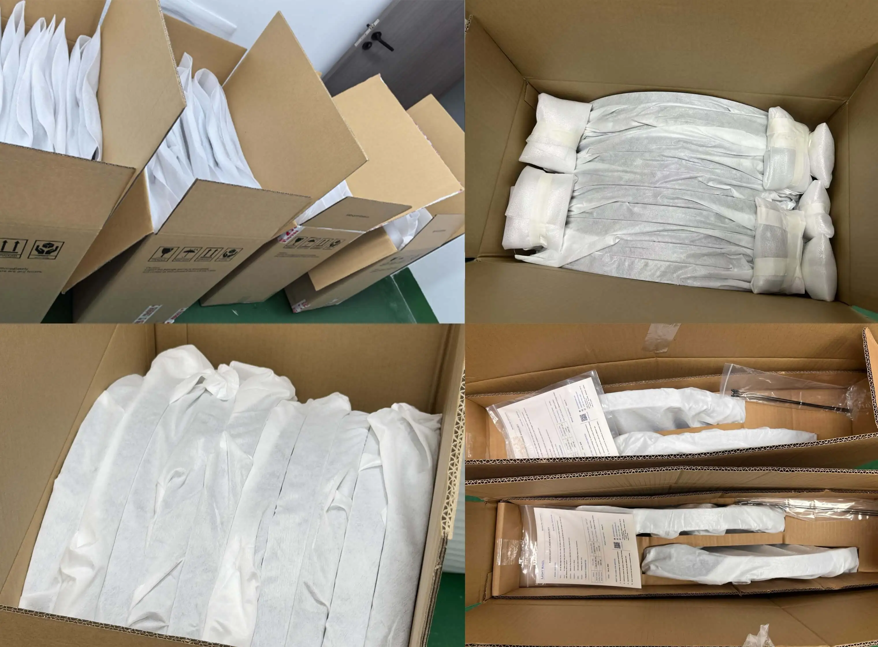 OEM sample wheelsets prepared for customer approval and delivery at Light Travel Cycling